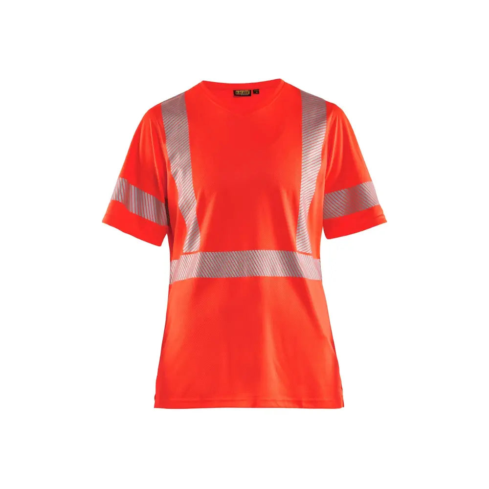 Blåkläder Naisten highvis t-paita UV-suoja 33361013 - Huomiopunainen / XXXL - Blåkläder työvaatteet