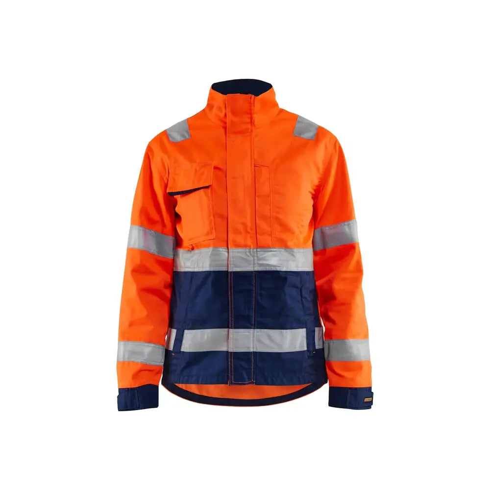 Blåkläder Naisten highvis takki 49031811 - Huomio-oranssi/Mariininsininen / XS - Blåkläder työvaatteet