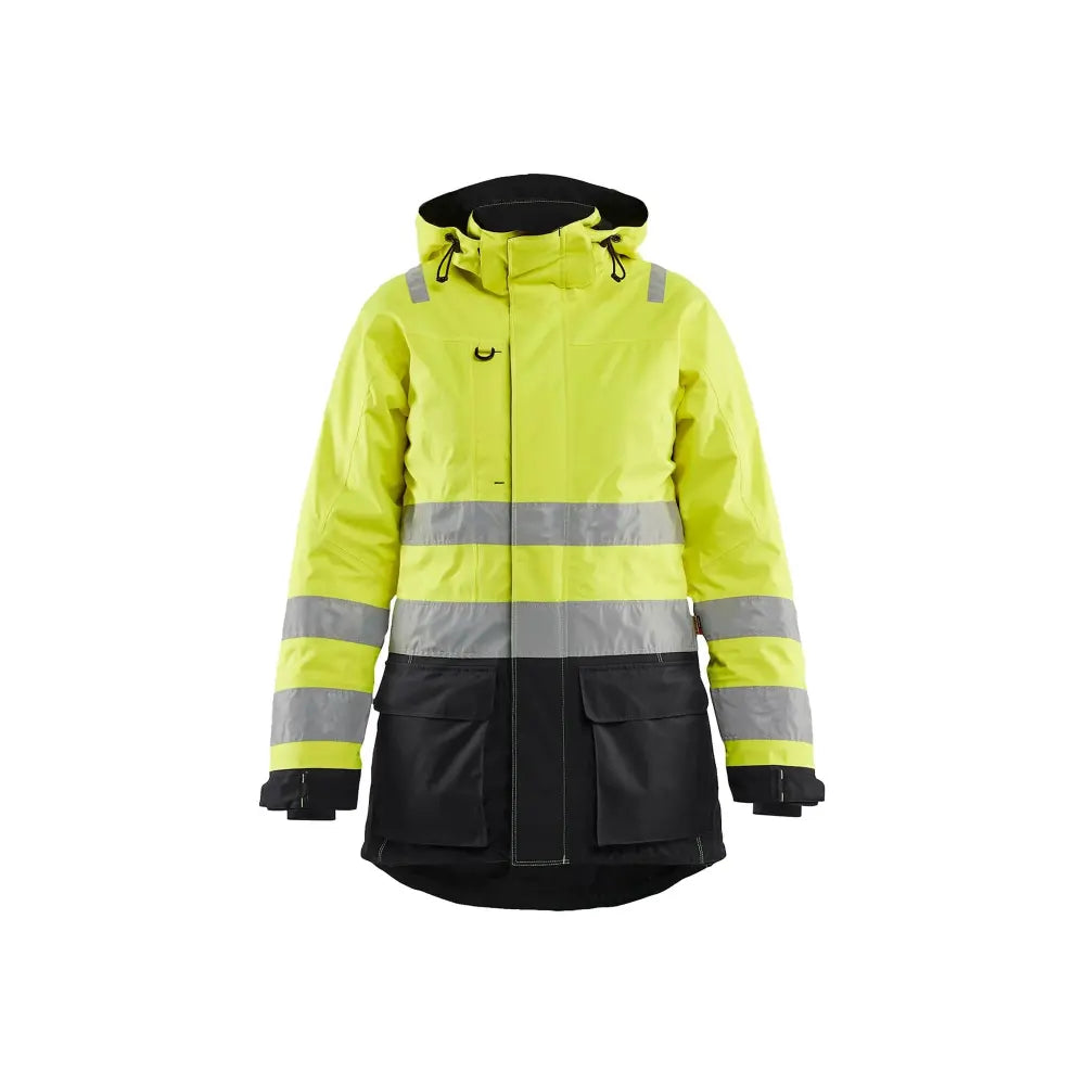 Blåkläder Naisten highvis talviparka 44721987 - Huomiokeltainen/Musta / XL - Blåkläder työvaatteet