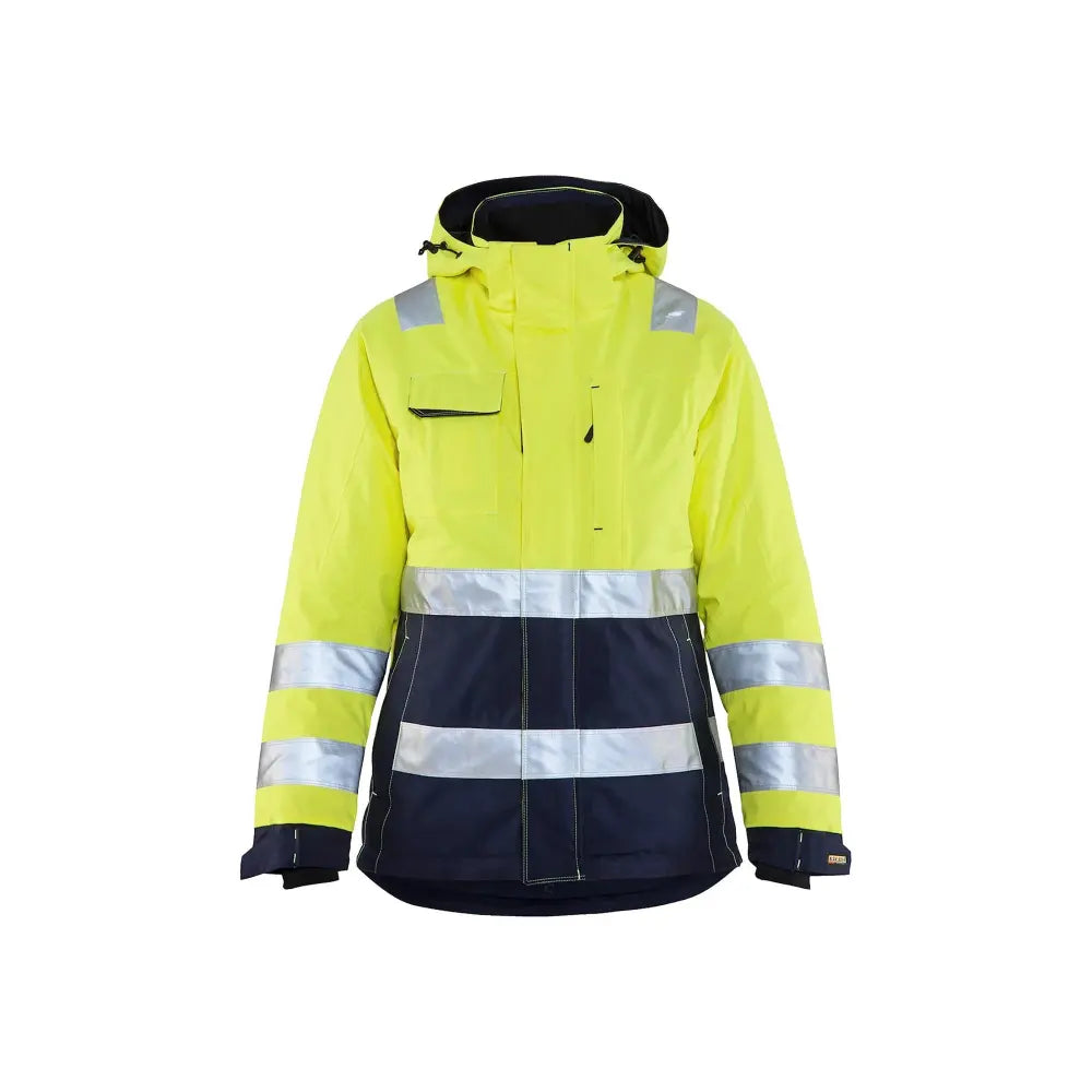 Blåkläder Naisten highvis talvitakki 48721987 - Huomiokeltainen/Mariininsininen / M - Blåkläder työvaatteet