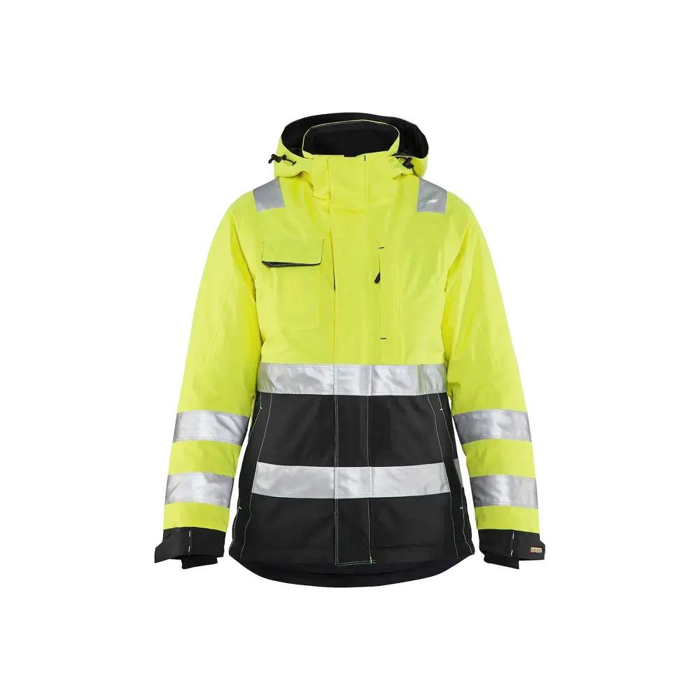 Blåkläder Naisten highvis talvitakki 48721987 - Huomiokeltainen/Musta / L - Blåkläder työvaatteet