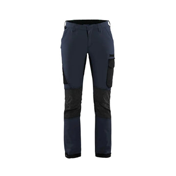 Blåkläder Naisten housut 4-way stretch 71221645 - Tumma mariininsininen/Musta / D20 - Blåkläder työvaatteet