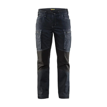 Blåkläder Naisten housut Stretch 71591142 - Mariininsininen/Musta / C46 - Blåkläder työvaatteet