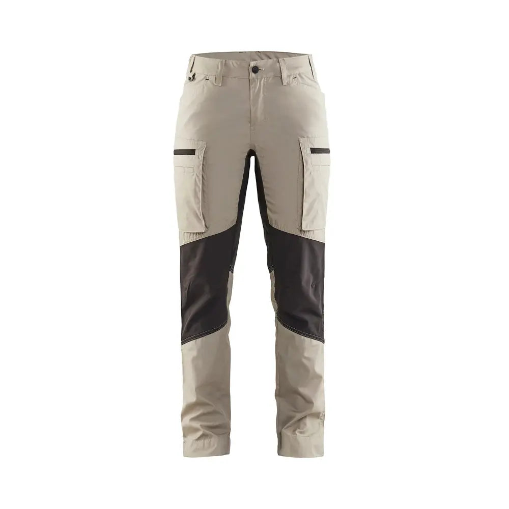 Blåkläder Naisten housut Stretch 71591845 - Hiekka/Musta / C34 - Blåkläder työvaatteet