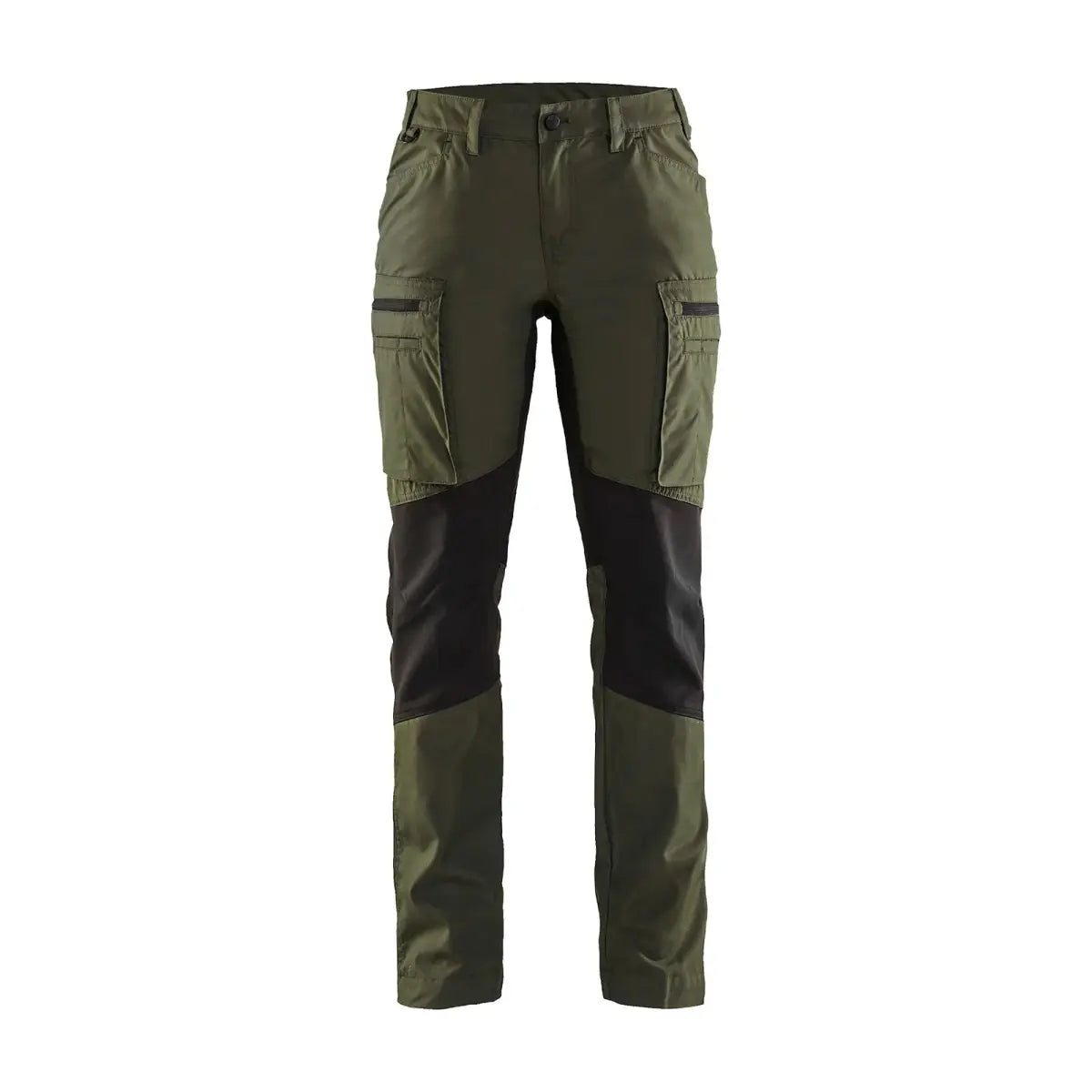 Blåkläder Naisten housut Stretch 71591845 - Metsänvihreä/Musta / C40 - Blåkläder työvaatteet