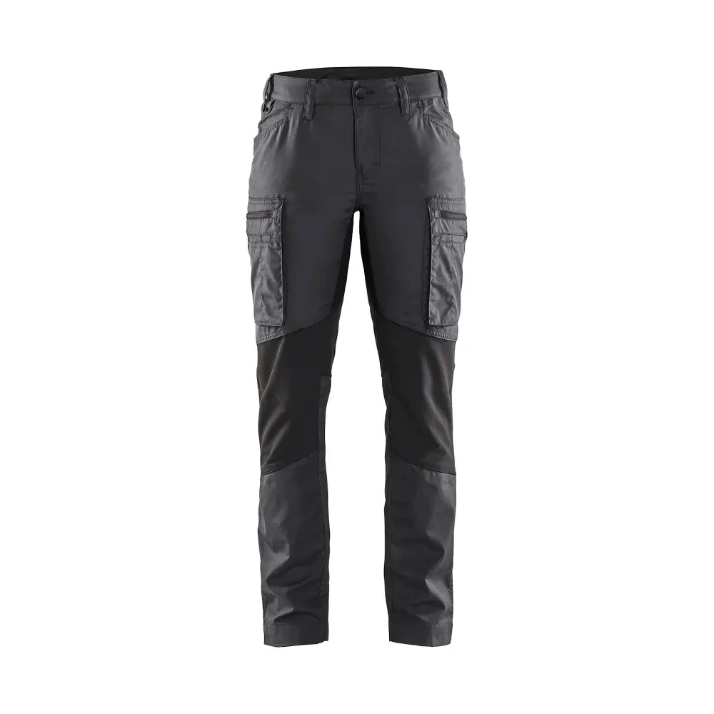 Blåkläder Naisten housut Stretch 71591845 - Tummanharmaa/Musta / C36 - Blåkläder työvaatteet