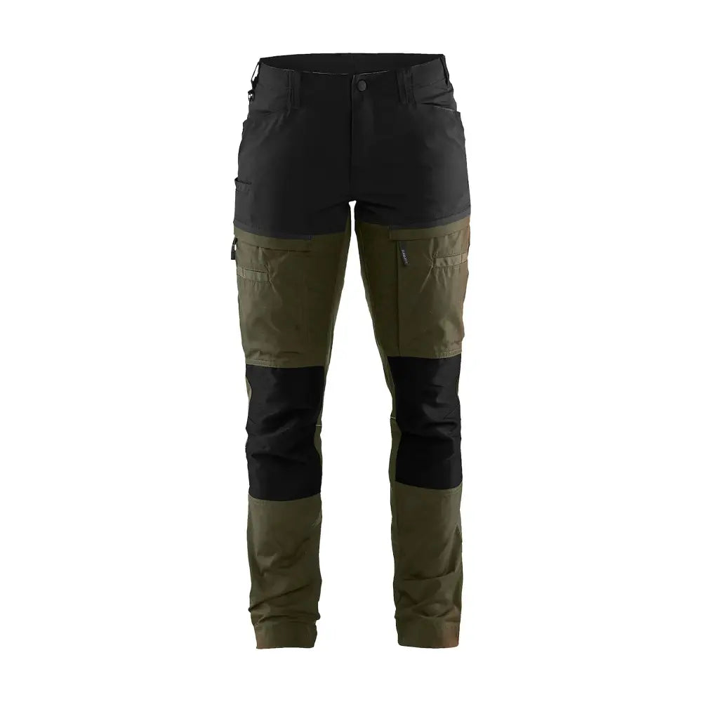 Blåkläder Naisten housut stretch 71661845 - Metsänvihreä/Musta / D18 - Blåkläder työvaatteet