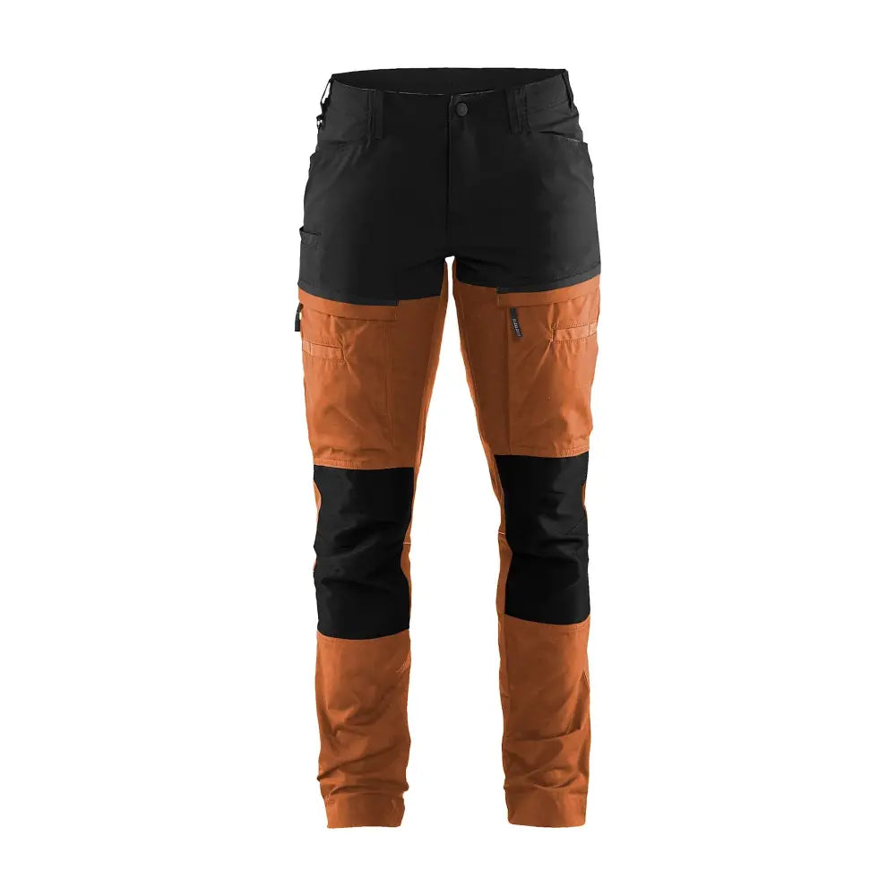 Blåkläder Naisten housut stretch 71661845 - Ruosteenpunainen/Musta / D21 - Blåkläder työvaatteet
