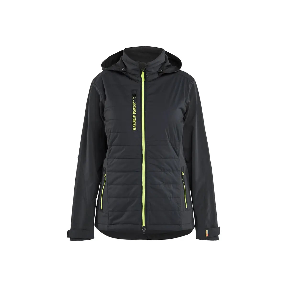 Blåkläder Naisten hybriditakki 47332513 - Musta/Huomiokeltainen / XXXL - Blåkläder työvaatteet