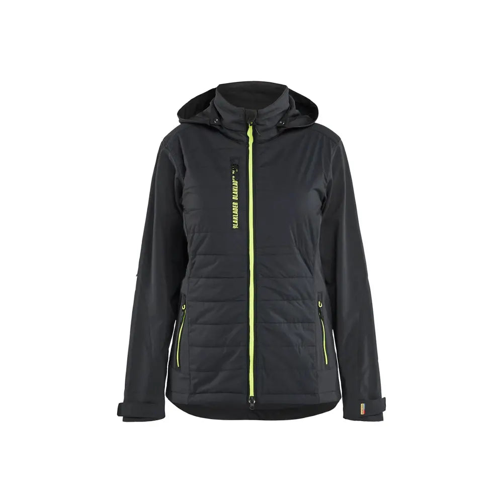 Blåkläder Naisten hybriditakki 47332513 - Musta/Huomiokeltainen / XXXL - Blåkläder työvaatteet