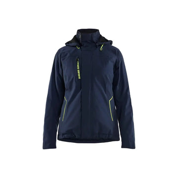 Blåkläder Naisten kevyt talvitakki stretch 44081917 - Tumma mariininsininen/Huomiokeltainen / XXXL - Blåkläder