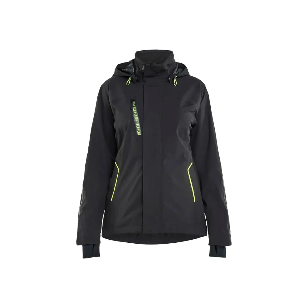 Blåkläder Naisten kuoritakki stretch 44031917 - Musta/Huomiokeltainen / XXXL - Blåkläder työvaatteet