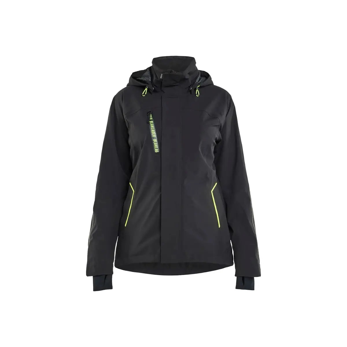 Blåkläder Naisten kuoritakki stretch 44031917 - Musta/Huomiokeltainen / XXXL - Blåkläder työvaatteet
