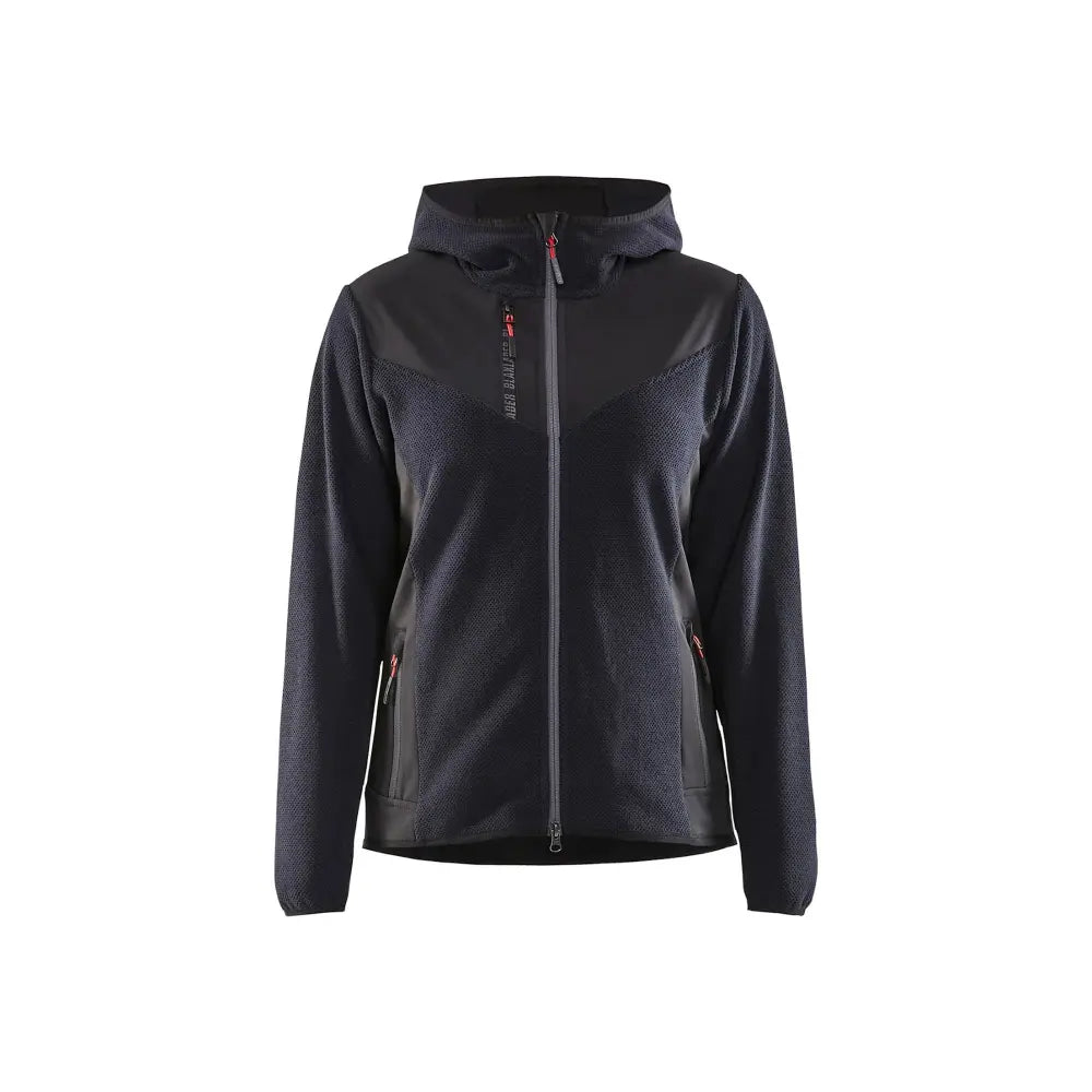 Blåkläder Naisten neulottu softshell-takki 59412536 - Tumma mariininsininen/Musta / XS - Blåkläder työvaatteet