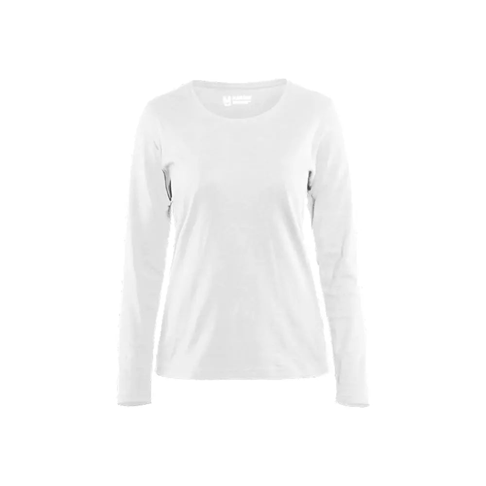 Blåkläder Naisten pitkähihainen t-paita 33011032 - Valkoinen / XL - Blåkläder työvaatteet