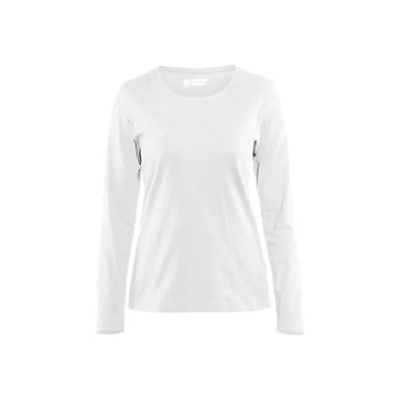Blåkläder Naisten pitkähihainen t-paita 33011032 - Valkoinen / XL - Blåkläder työvaatteet