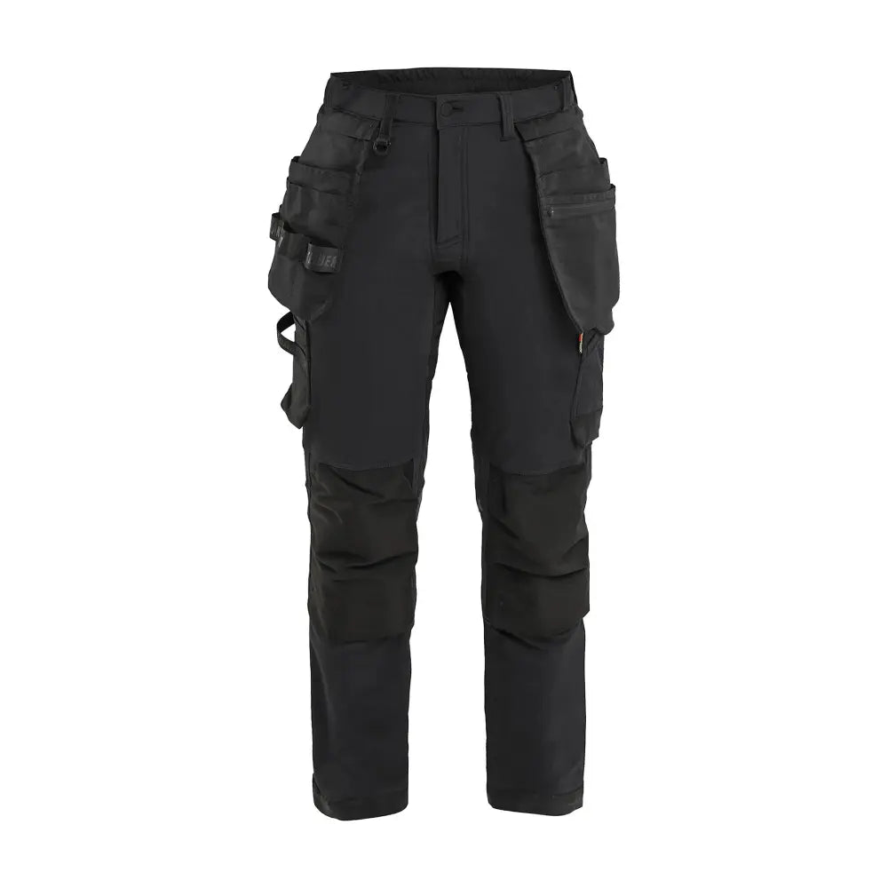 Blåkläder Naisten riipputaskuhousut 4-way stretch 71211645 - Musta / D21 - Blåkläder työvaatteet