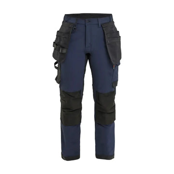 Blåkläder Naisten riipputaskuhousut 4-way stretch 71211645 - Tumma mariininsininen/Musta / C40 - Blåkläder työvaatteet