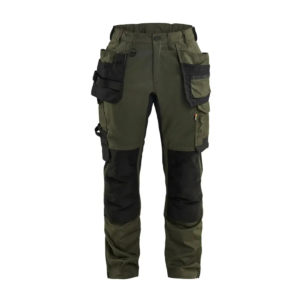 Blåkläder Naisten riipputaskuhousut stretch 71321832 - Metsänvihreä/Musta / C54 - Blåkläder työvaatteet