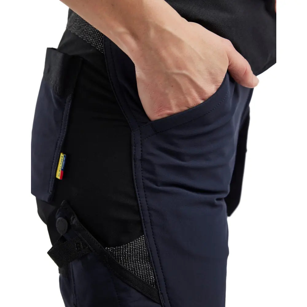 Blåkläder Naisten riipputaskushortsit 4-way stretch 71831645 - Blåkläder työvaatteet