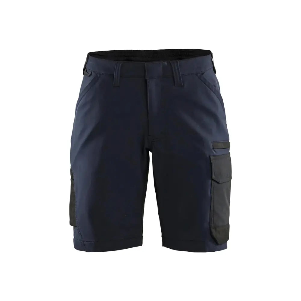 Blåkläder Naisten shortsit 4-way stretch 71231645 - Tumma mariininsininen/Musta / C32 - Blåkläder työvaatteet