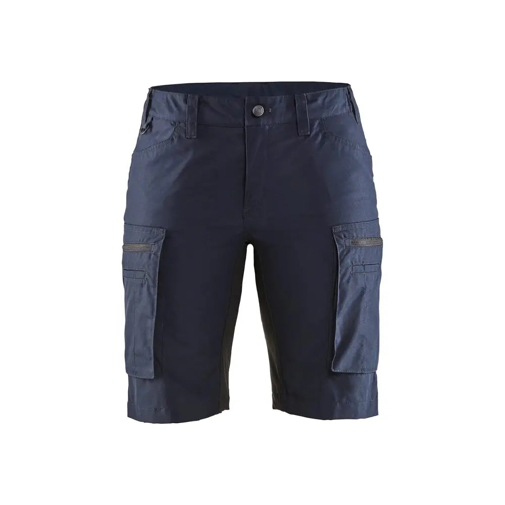 Blåkläder Naisten shortsit stretch 71491845 - Tumma mariininsininen/Musta / C30 - Blåkläder työvaatteet
