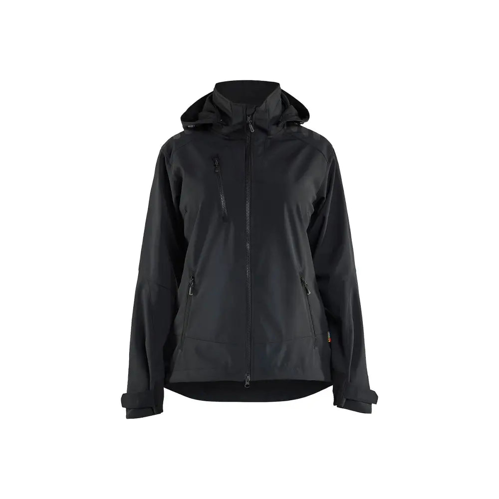 Blåkläder Naisten softshell-takki 47192513 - Musta/Musta / XL - Blåkläder työvaatteet