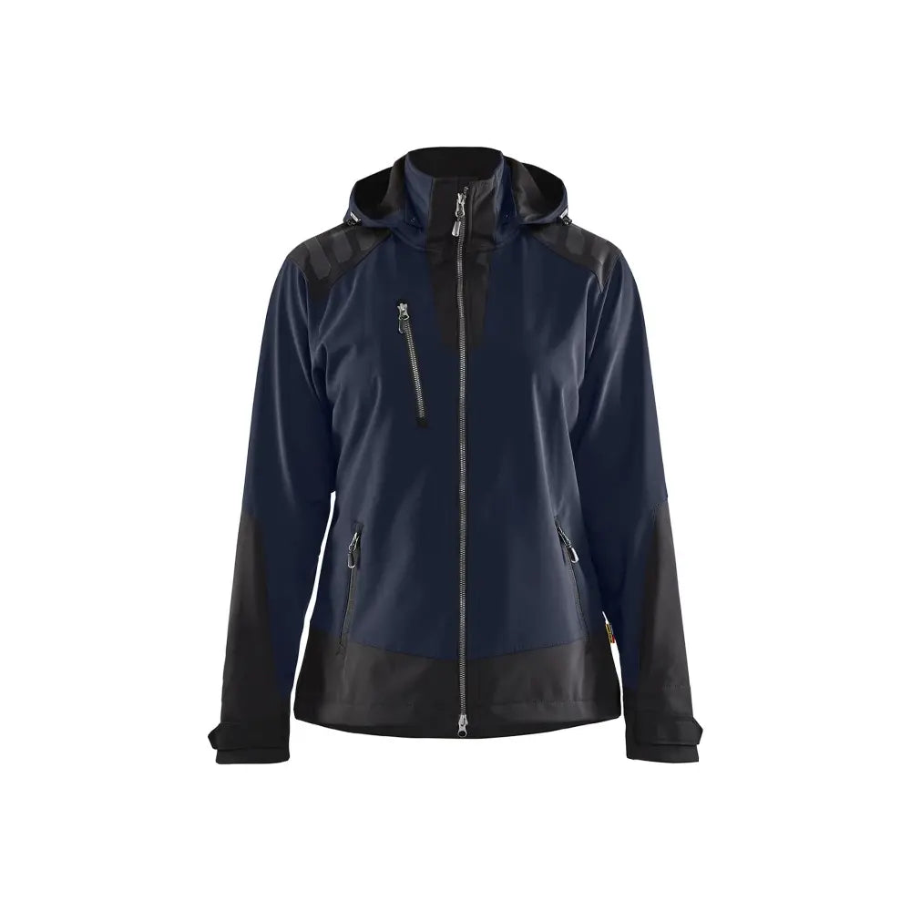 Blåkläder Naisten softshell-takki 47192513 - Tumma mariininsininen/Musta / XS - Blåkläder työvaatteet