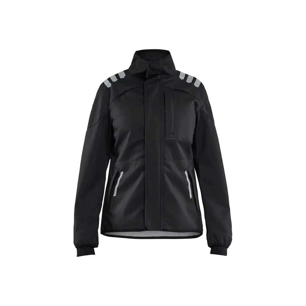 Blåkläder Naisten softshell-takki luontainen palosuojaus 44421560 - Musta / XXXL - Blåkläder työvaatteet