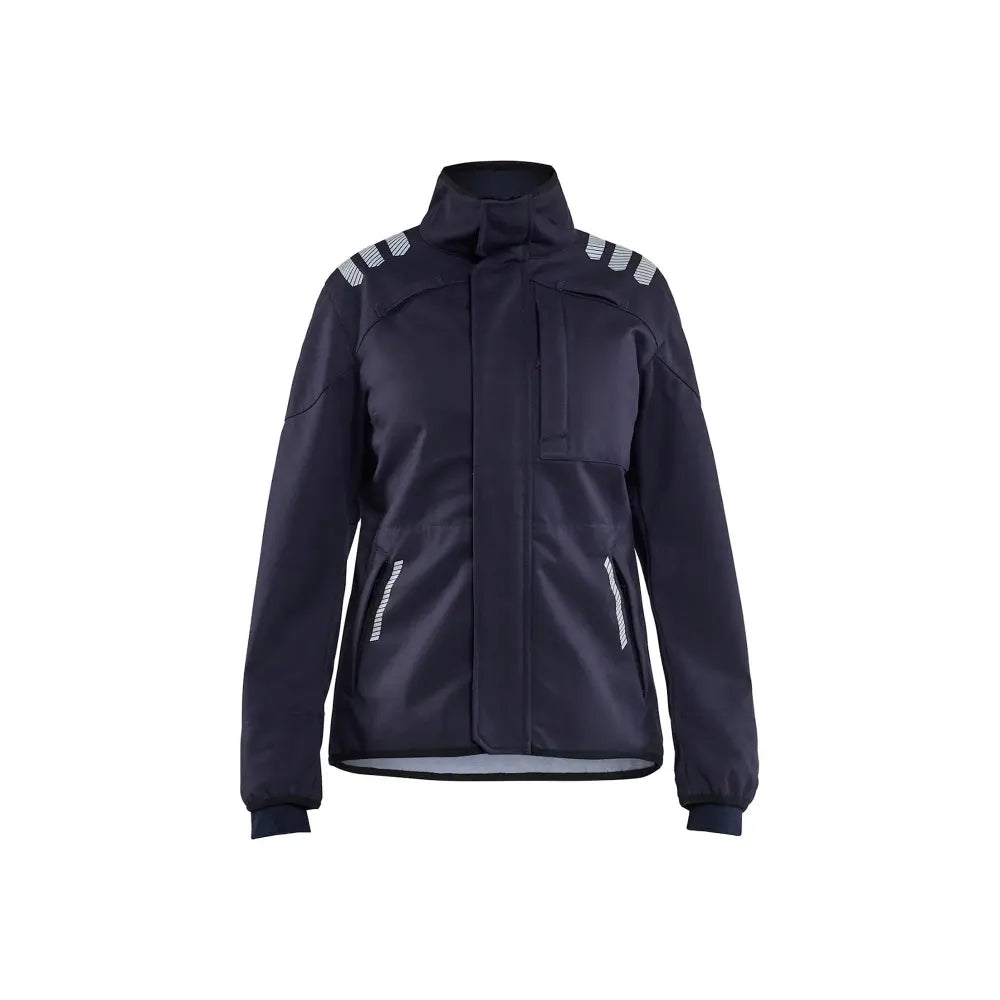 Blåkläder Naisten softshell-takki luontainen palosuojaus 44421560 - Mariininsininen / XXL - Blåkläder työvaatteet