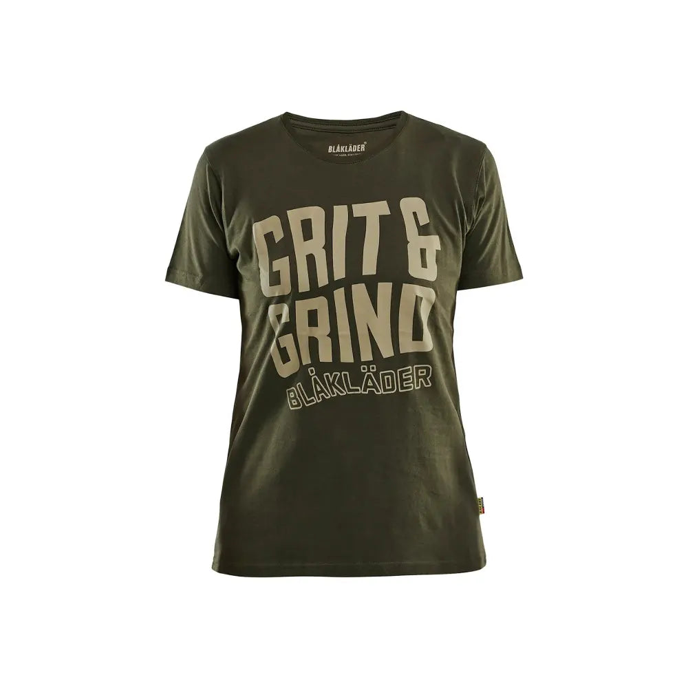 Blåkläder Naisten t-paita Grit and Grind 94091042 - Metsänvihreä / XS - Blåkläder työvaatteet