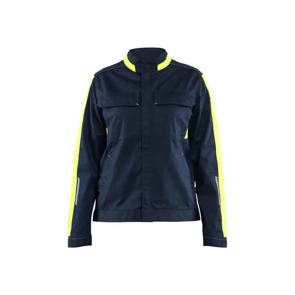 Blåkläder Naisten takki Stretch 44431832 - Tumma mariininsininen/Huomiokeltainen / XL - Blåkläder työvaatteet