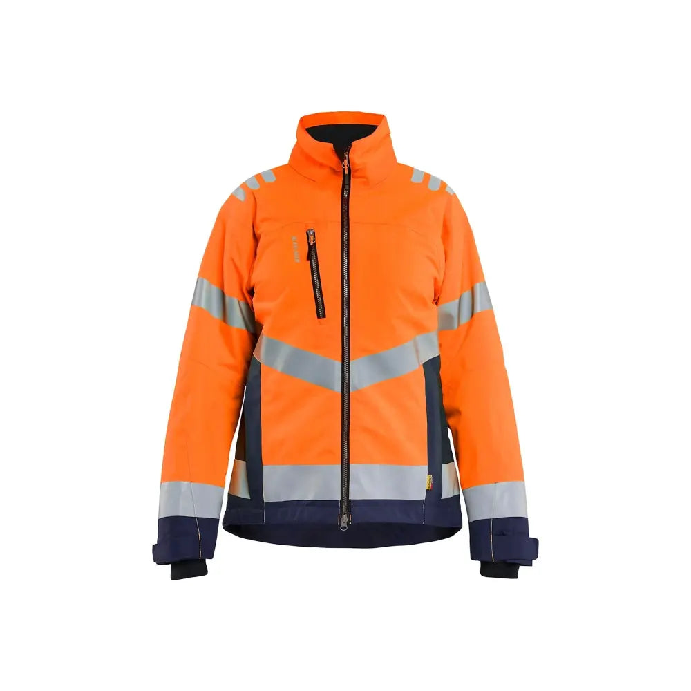Blåkläder Naisten Talvitakki kevyellä vuorella High-Vis 47621977 - Huomio-oranssi/Mariininsininen / XXXL - Blåkläder