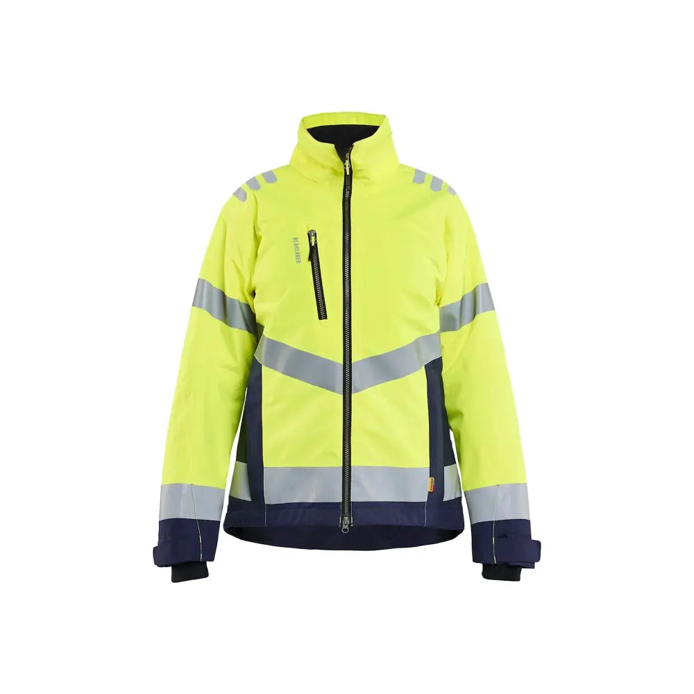 Blåkläder Naisten Talvitakki kevyellä vuorella High-Vis 47621977 - Huomiokeltainen/Mariininsininen / XXL - Blåkläder