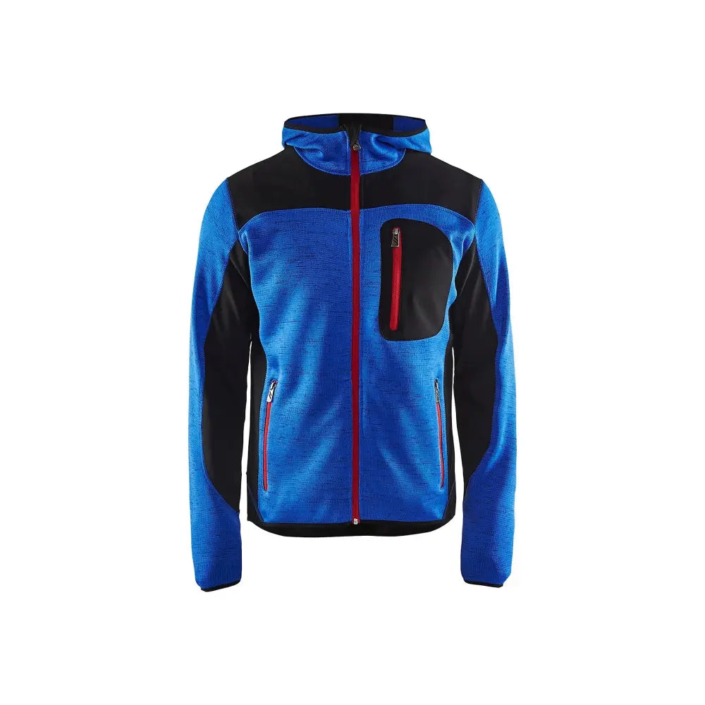 Blåkläder Neulottu softshell-takki 49302117 - Keskisininen/Musta / XS - Blåkläder työvaatteet