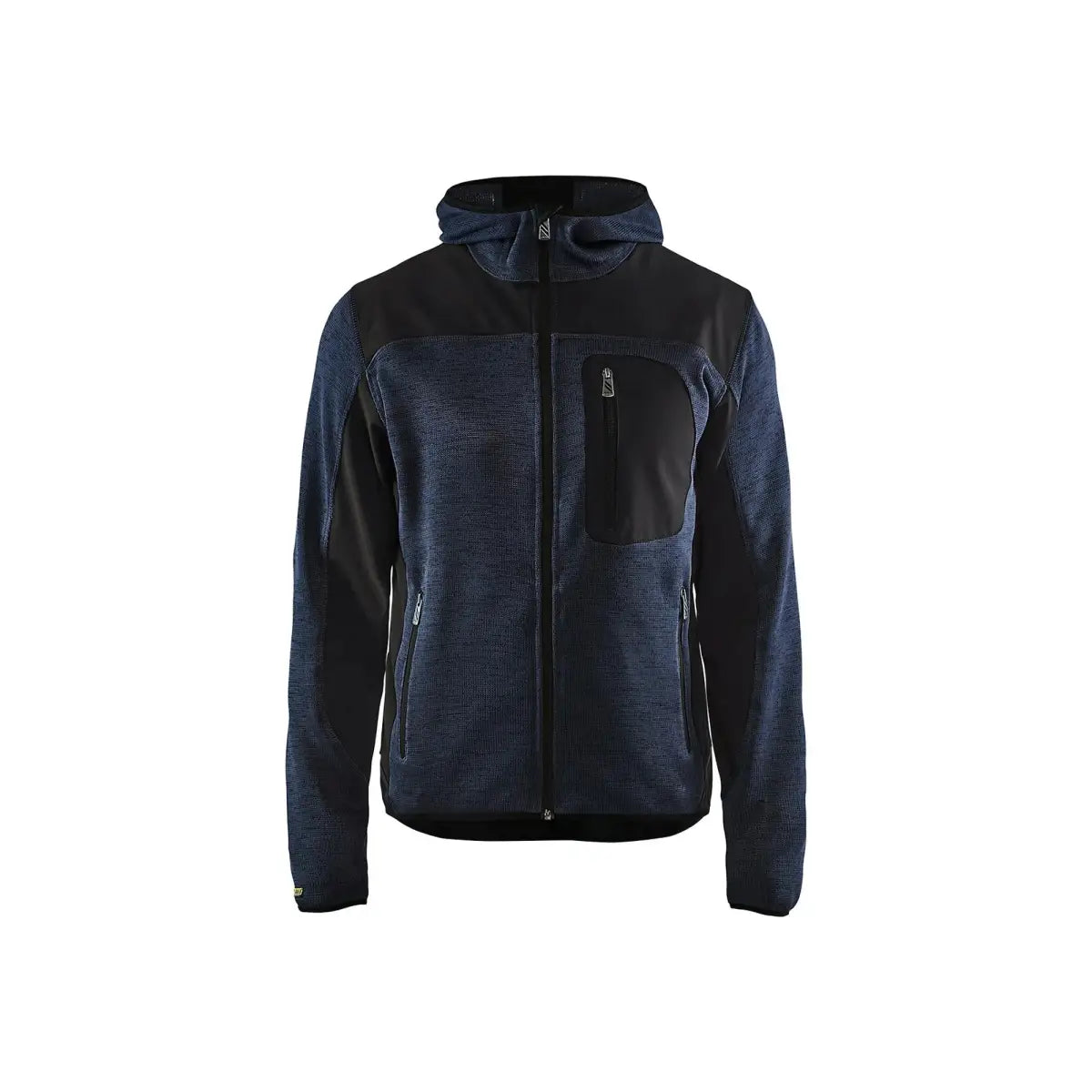 Blåkläder Neulottu softshell-takki 49302117 - Tumma mariininsininen/Musta / S - Blåkläder työvaatteet