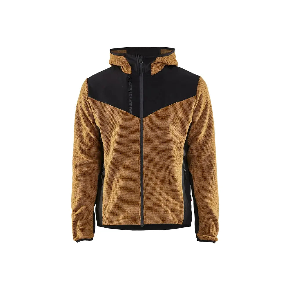 Blåkläder Neulottu Softshell-takki 59402536 - Sinapinkeltainen/Musta / XS - Blåkläder työvaatteet
