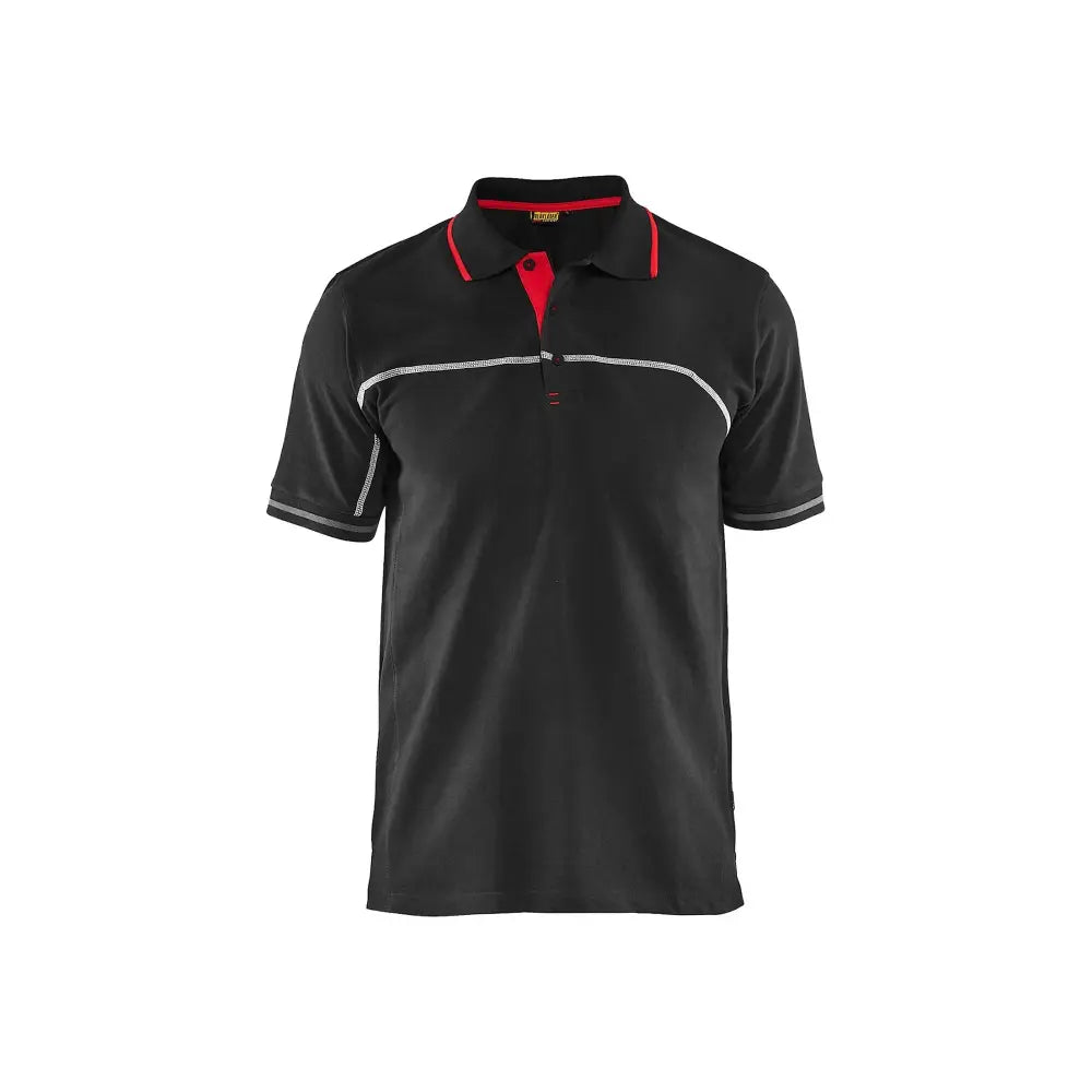 Blåkläder Pikeepaita 33891050 - musta/punainen / 4XL - Blåkläder työvaatteet