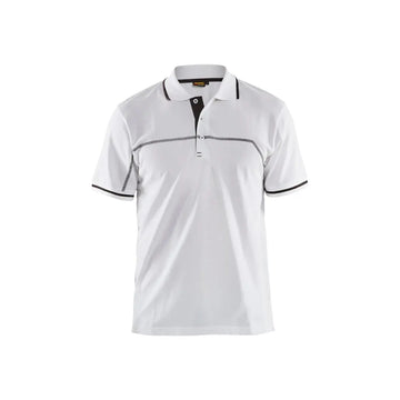 Blåkläder Pikeepaita 33891050 - Valkoinen/Tummanharmaa / XXXL - Blåkläder työvaatteet
