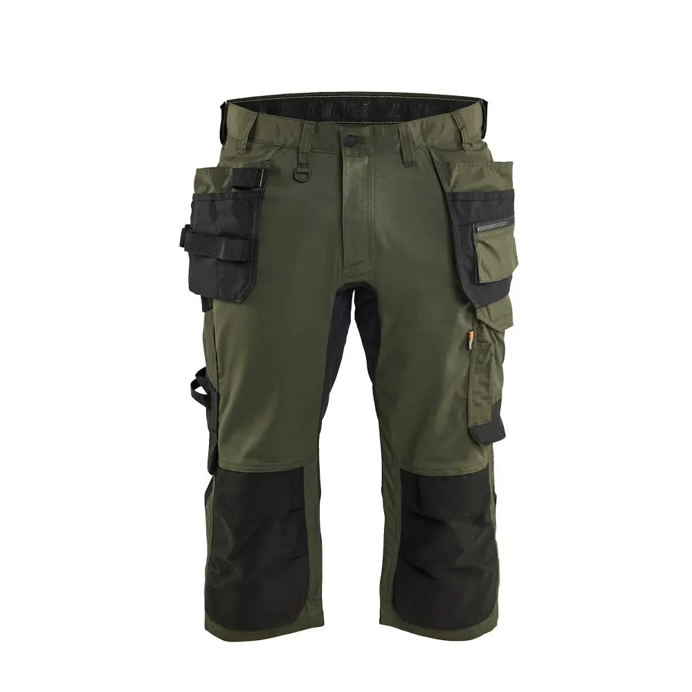 Blåkläder Piraattihousut stretch 17541832 - Metsänvihreä/Musta / C48 - Blåkläder työvaatteet