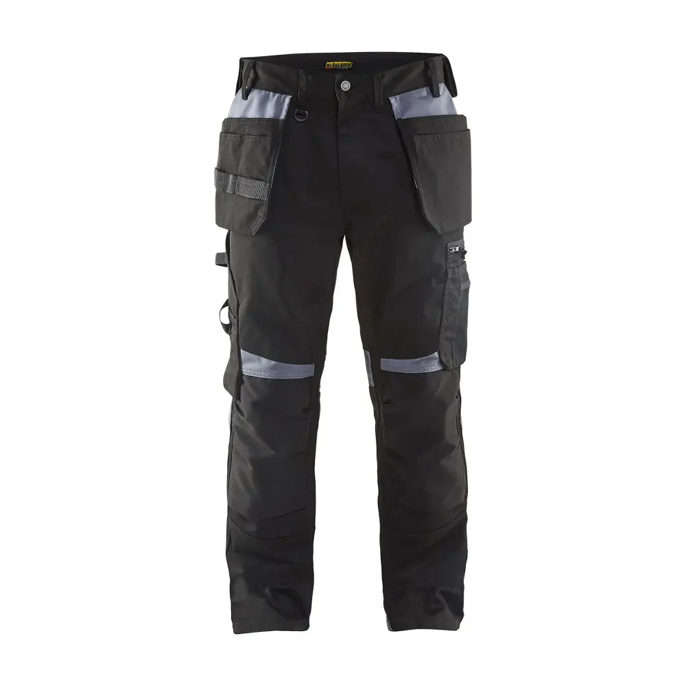 Blåkläder Riipputaskuhousut 15551860 - Musta/Harmaa / C60 - Työvaatteet