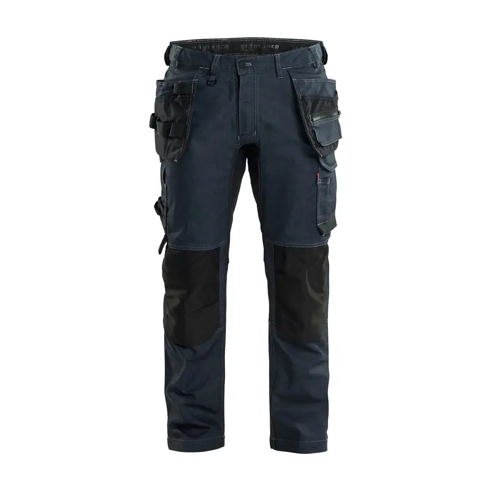Blåkläder Riipputaskuhousut Stretch 17501141 - Mariininsininen/Musta / C150 - Työvaatteet