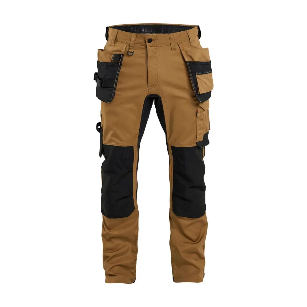 Blåkläder Riipputaskuhousut stretch 17501832 - Nougat/Musta / D104 - Työvaatteet