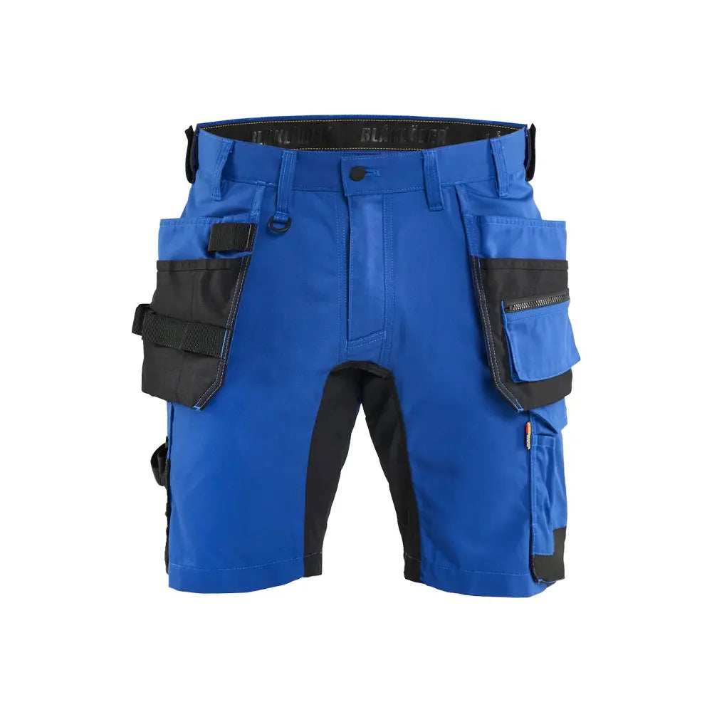 Blåkläder Riipputaskushortsit stretch 17521832 - Keskisininen/Musta / C54 - Blåkläder työvaatteet