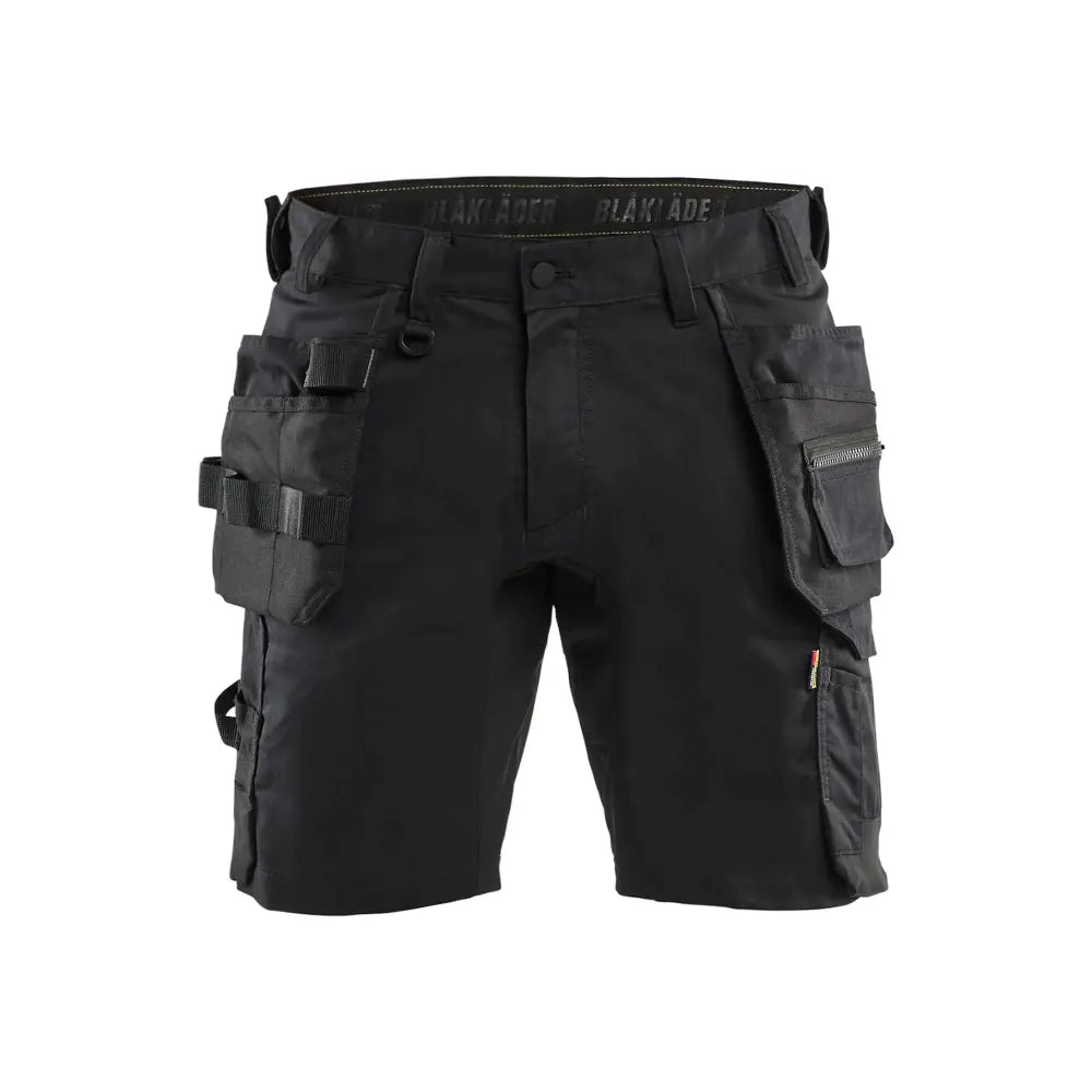 Blåkläder Riipputaskushortsit stretch 17521832 - Musta / C44 - Blåkläder työvaatteet