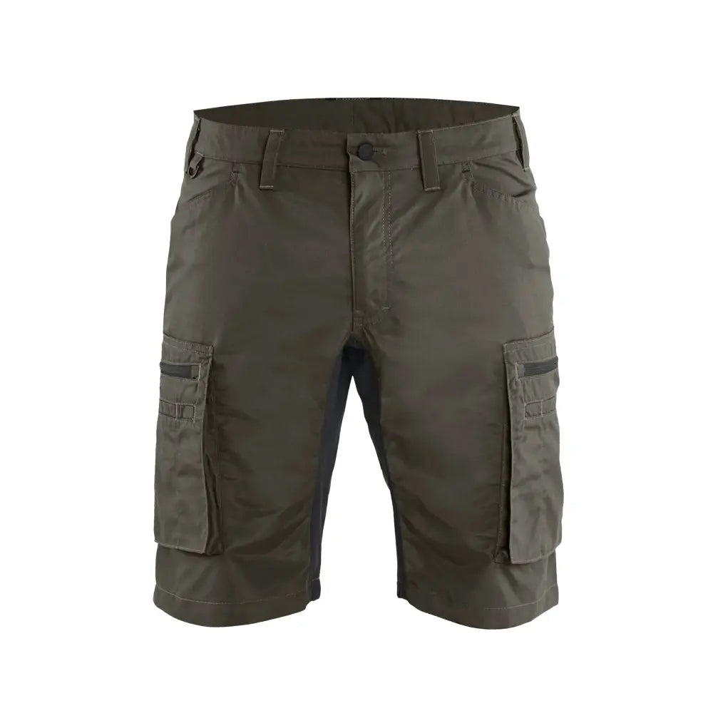 Blåkläder Shortsit stretch 14491845 - Tumma oliivinvihreä/Musta / C54 - Työvaatteet