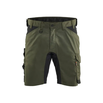 Blåkläder Shortsit stretch 17531832 - Metsänvihreä/Musta / C62 - Blåkläder työvaatteet