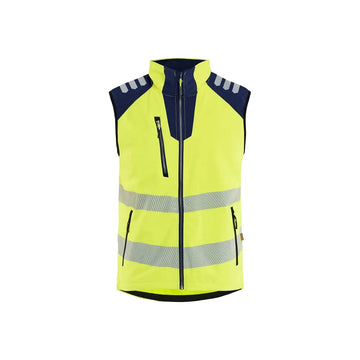 Blåkläder Softshell-liivi High-Vis 30912513 - Huomiokeltainen/Mariininsininen / XS - Blåkläder työvaatteet