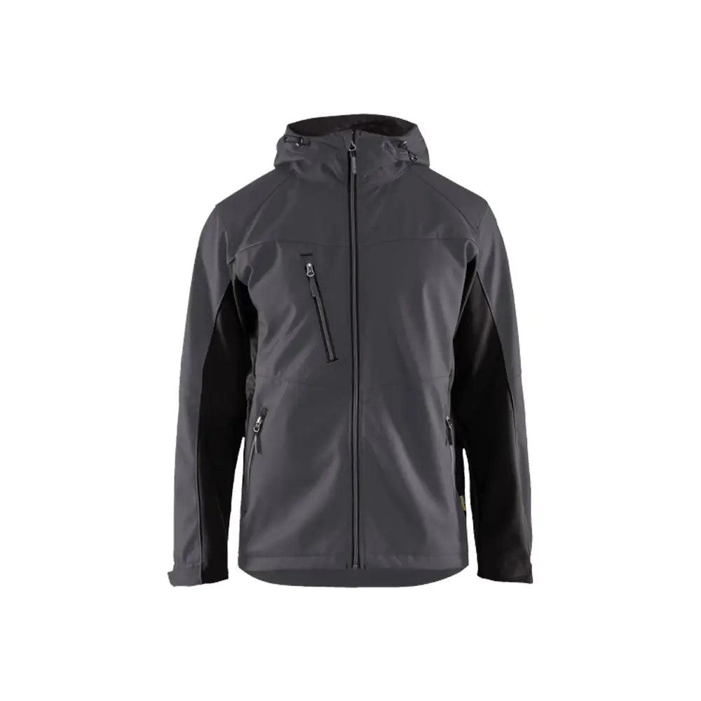 Blåkläder Softshell-takki hupulla 47532516 - Grafiitinharmaa/Musta / XS - Blåkläder työvaatteet