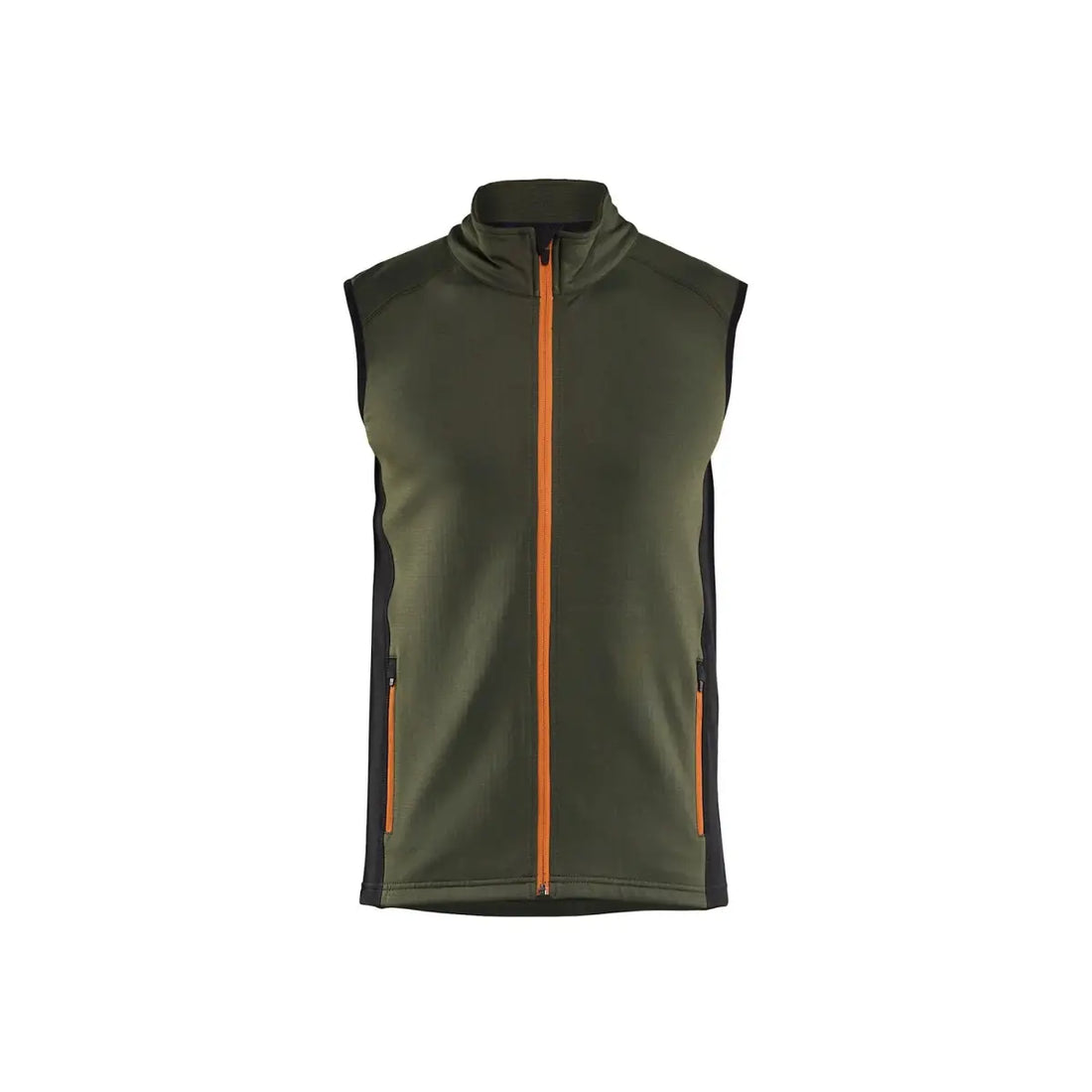 Blåkläder STRIKER fleece-liivi 47362539 - Metsän vihreä/Ruosteenpunainen / XXXL - Blåkläder työvaatteet